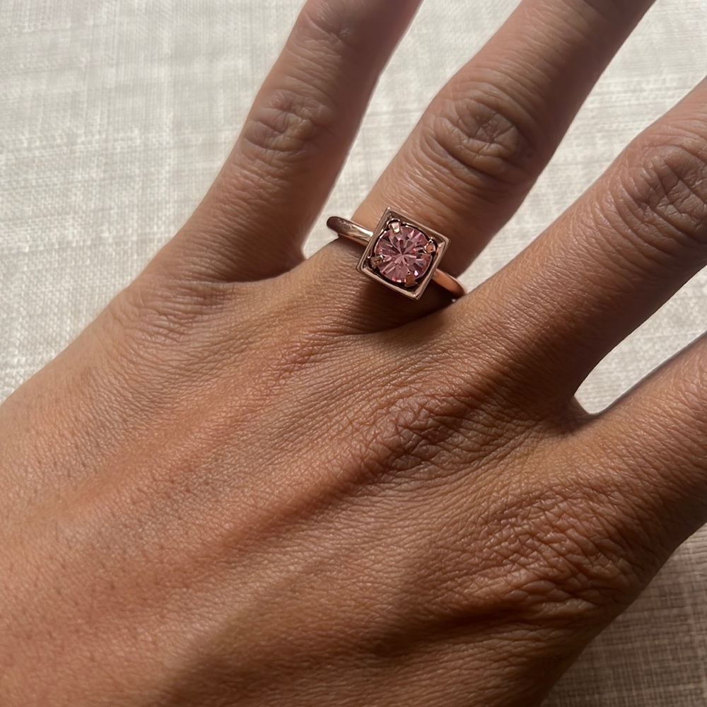 Coach Rose Gold Ring in Size 7